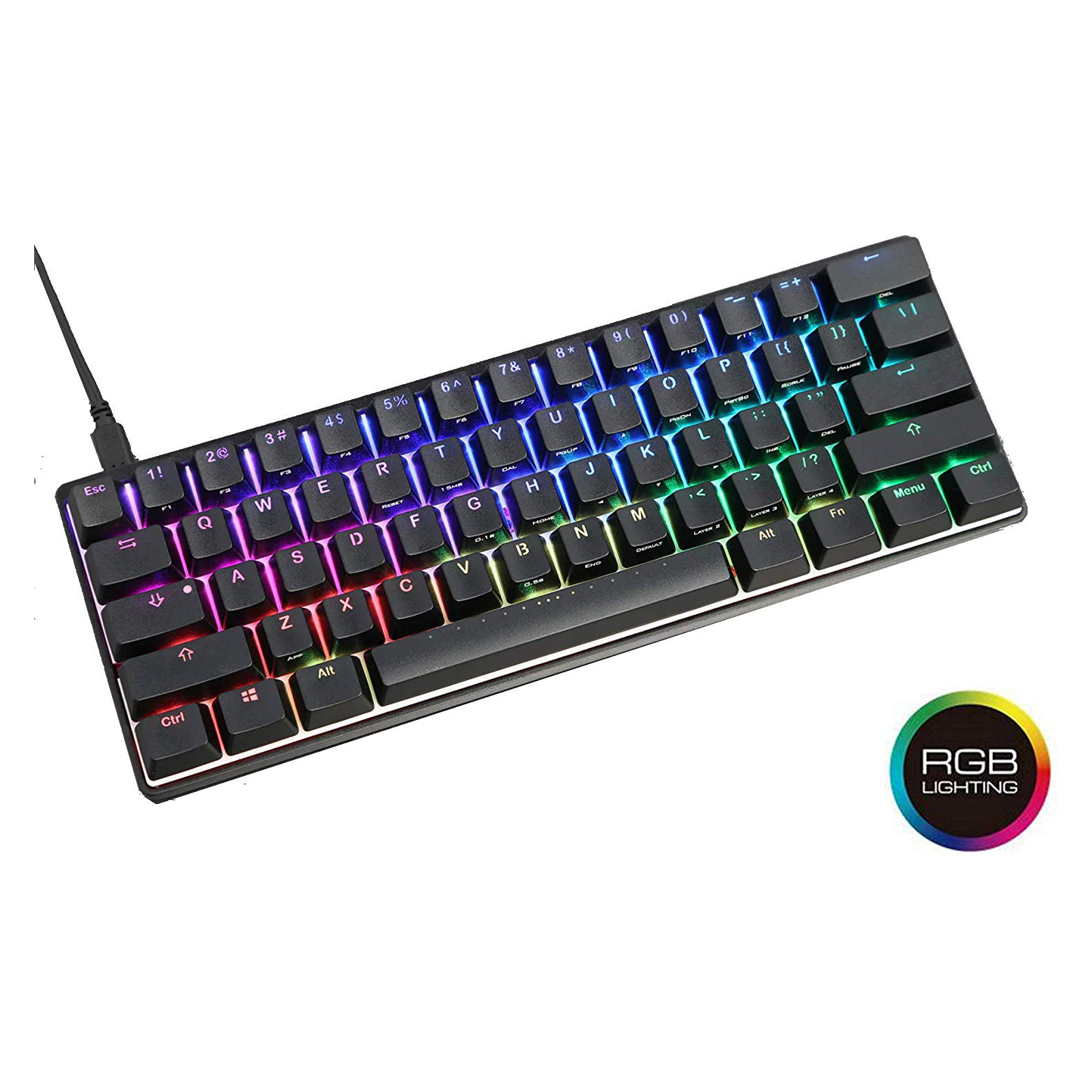Best USB Keyboard for Windows and Mac for 2019 | Vortex Pok3r RGB with Cherry MX switches