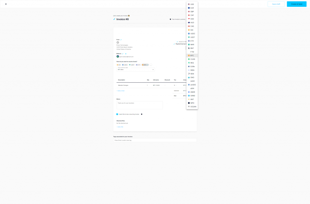Cryptocurrency Business Invoicing Software Review | Request Network